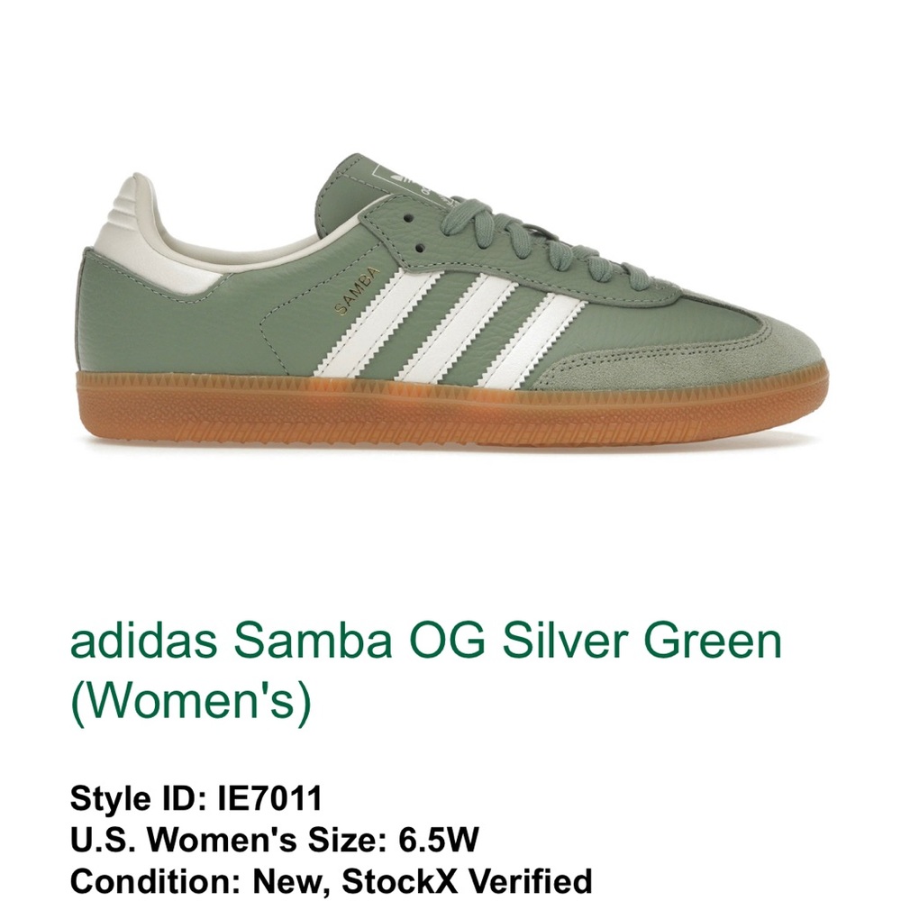 Adidas Samba OG Silver Green